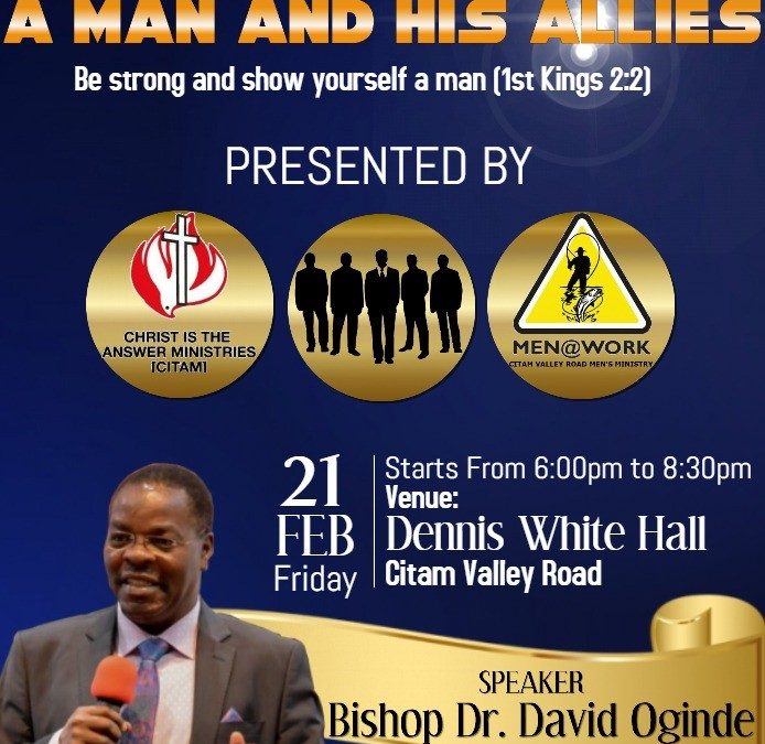 CITAM to hold men’s conference at Valley Road