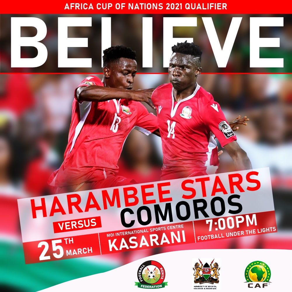 Harambee Starts in camp for match against Comoros