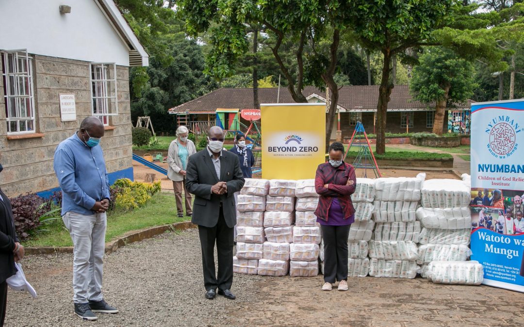 Beyond Zero Donates Assorted Food Items to Nyumbani Children’s Home
