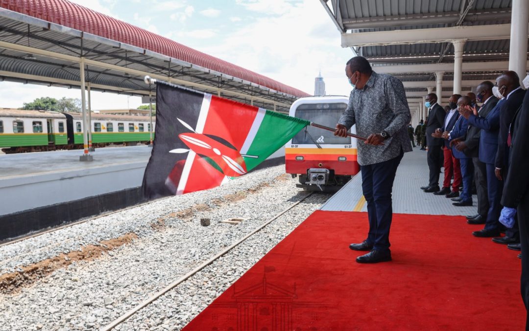 Pres. Uhuru launches modern Commuter train to decongest Nairobi roads