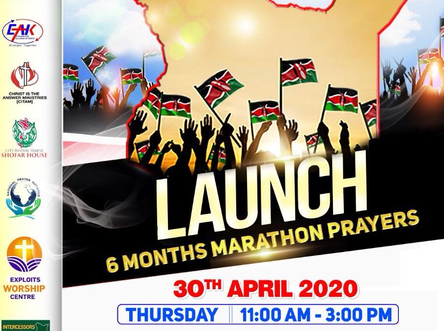 kenya church response prayer conducts online prayers for the nation