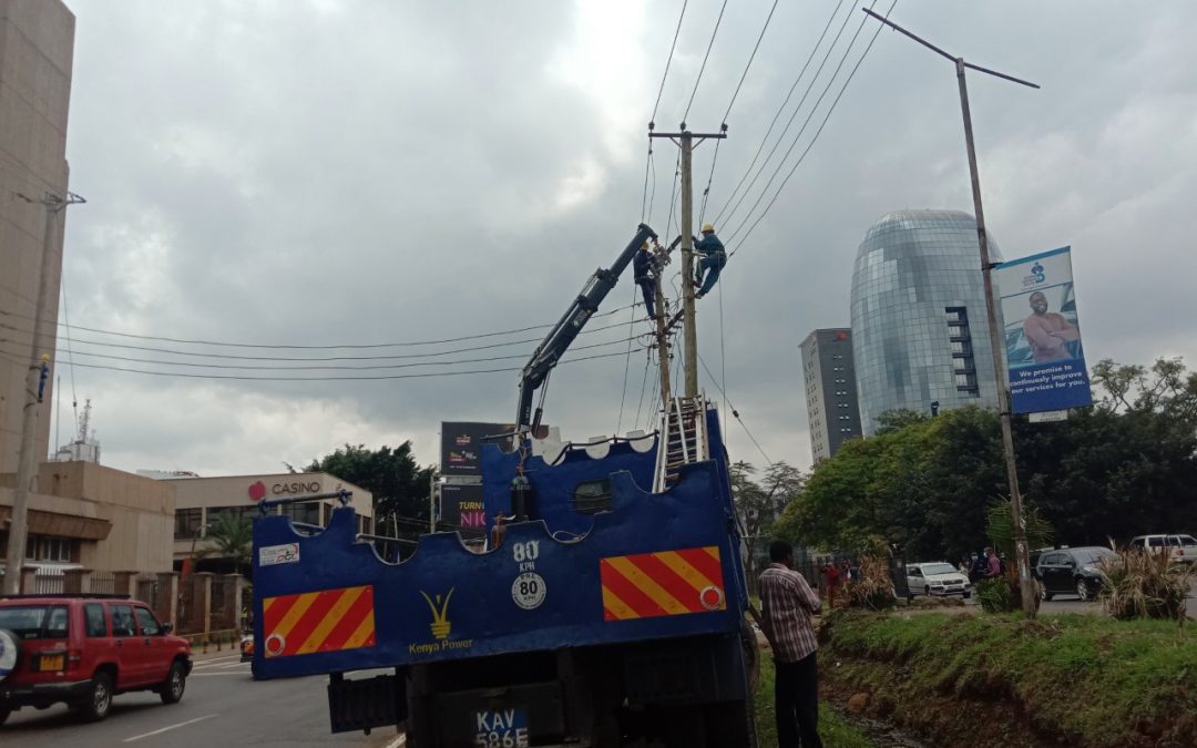 Kenya Power relocates power lines to pave way for the Nairobi Express Way