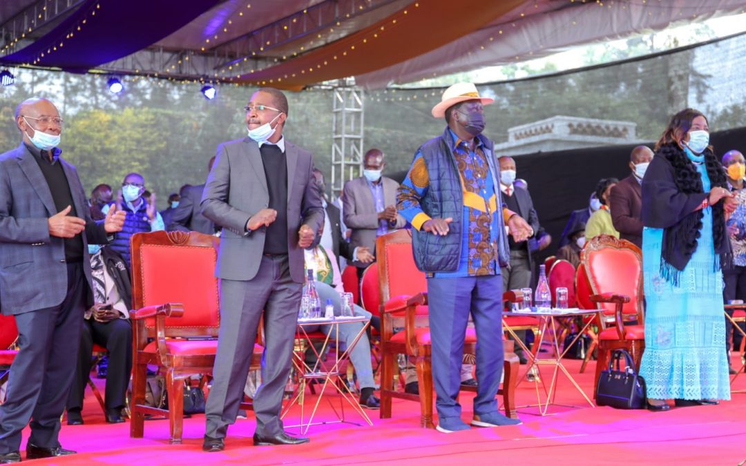 Raila presides over Skiza Thanksgiving Ceremony for Kenyan artists in Murang’a