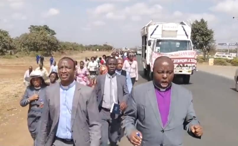 Kiambu Church leaders pray against accidents on major highway