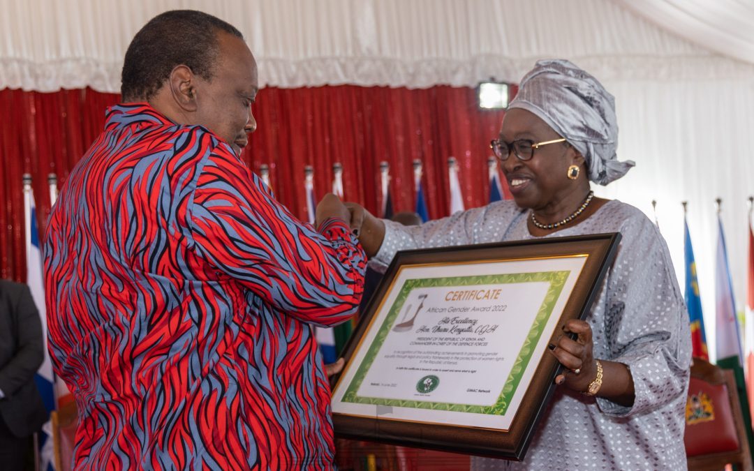 President Uhuru awarded for championing gender and development