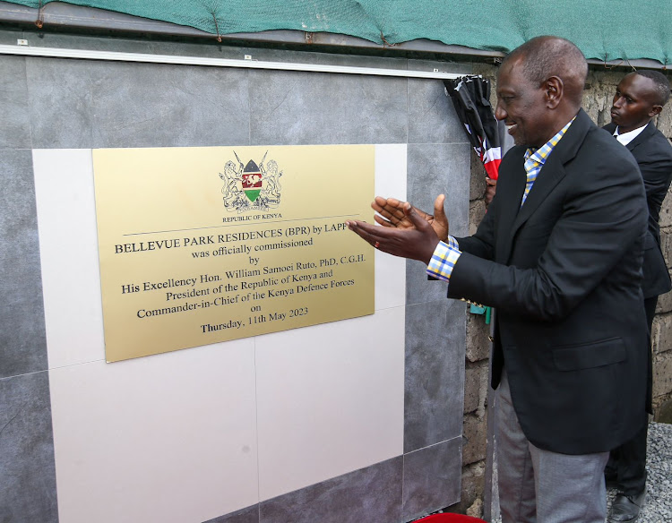 Pres. Ruto calls for support for housing project through savings and contributions